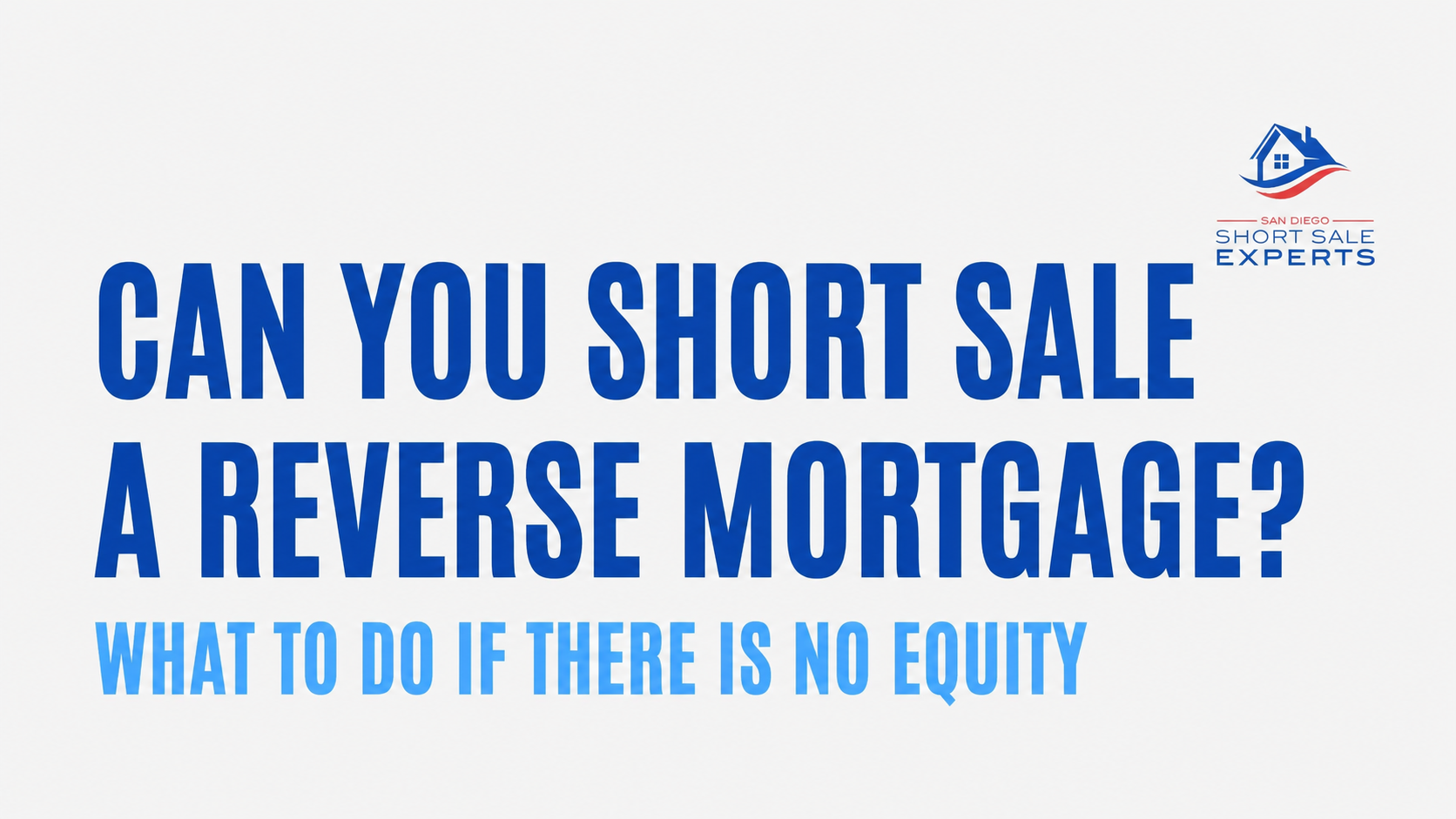 short sale a reverse mortgage